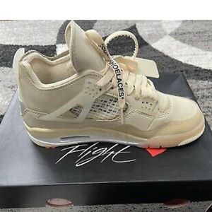 Off white Jordan 4s